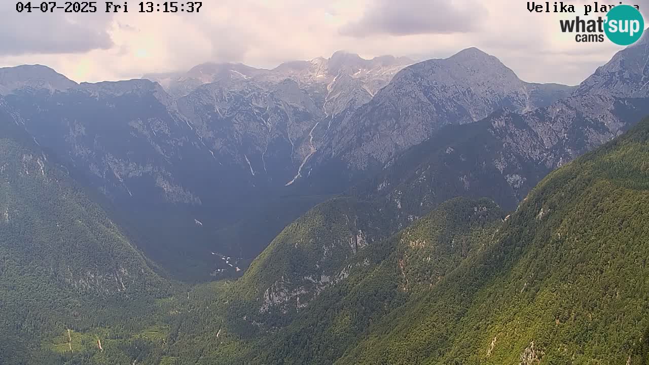Dolina Kamniške Bistrice | Spletna kamera Velika Planina