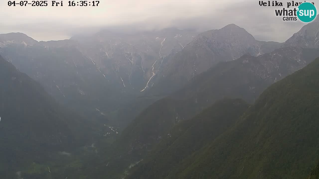 Dolina Kamniške Bistrice | Spletna kamera Velika Planina