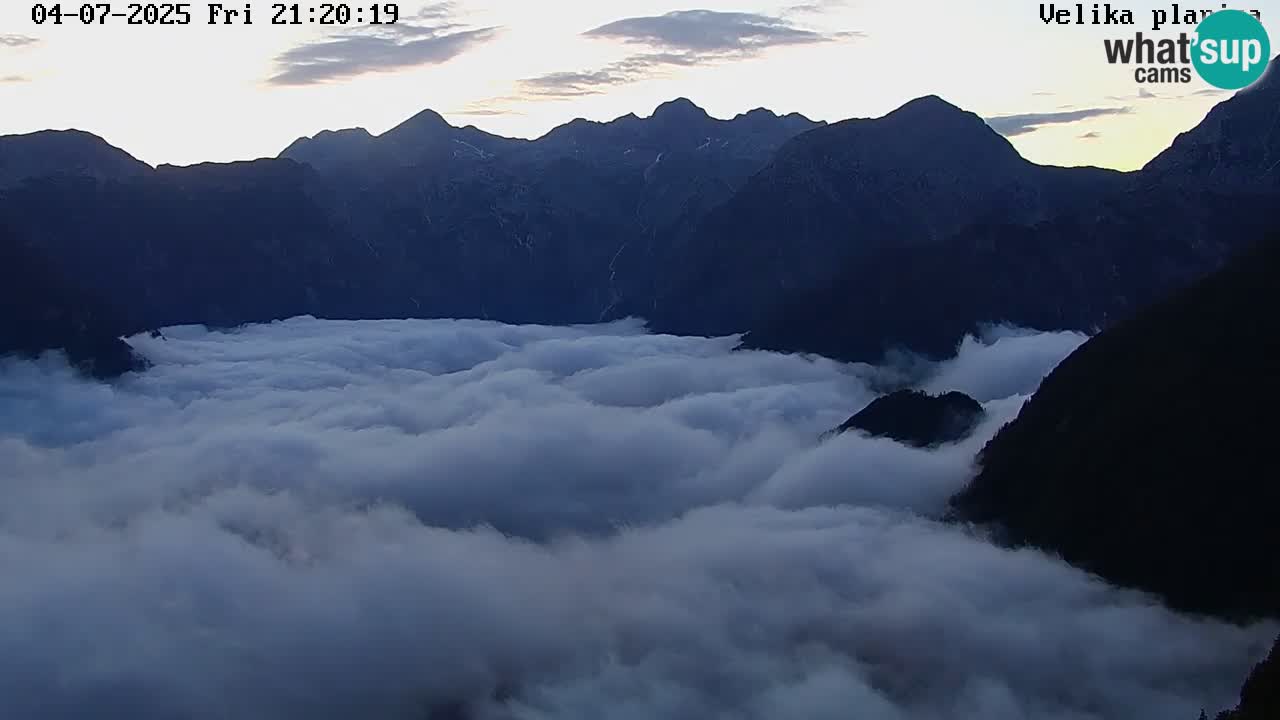 Valle Kamniška Bistrica | webcam Velika Planina