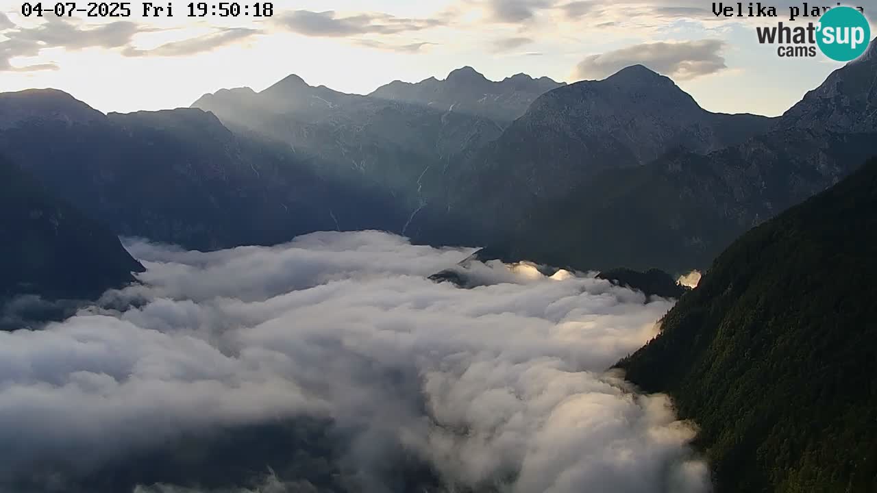 Valle Kamniška Bistrica | webcam Velika Planina