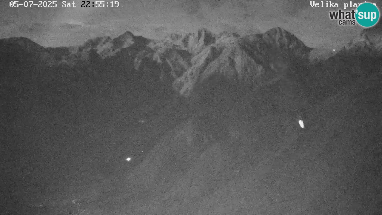 Valle Kamniška Bistrica | webcam Velika Planina
