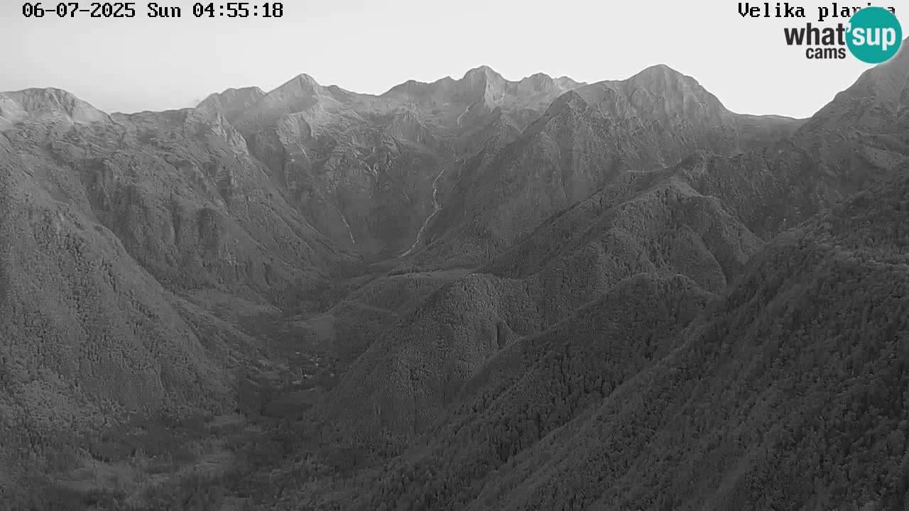 Dolina Kamniške Bistrice | Velika Planina web kamera