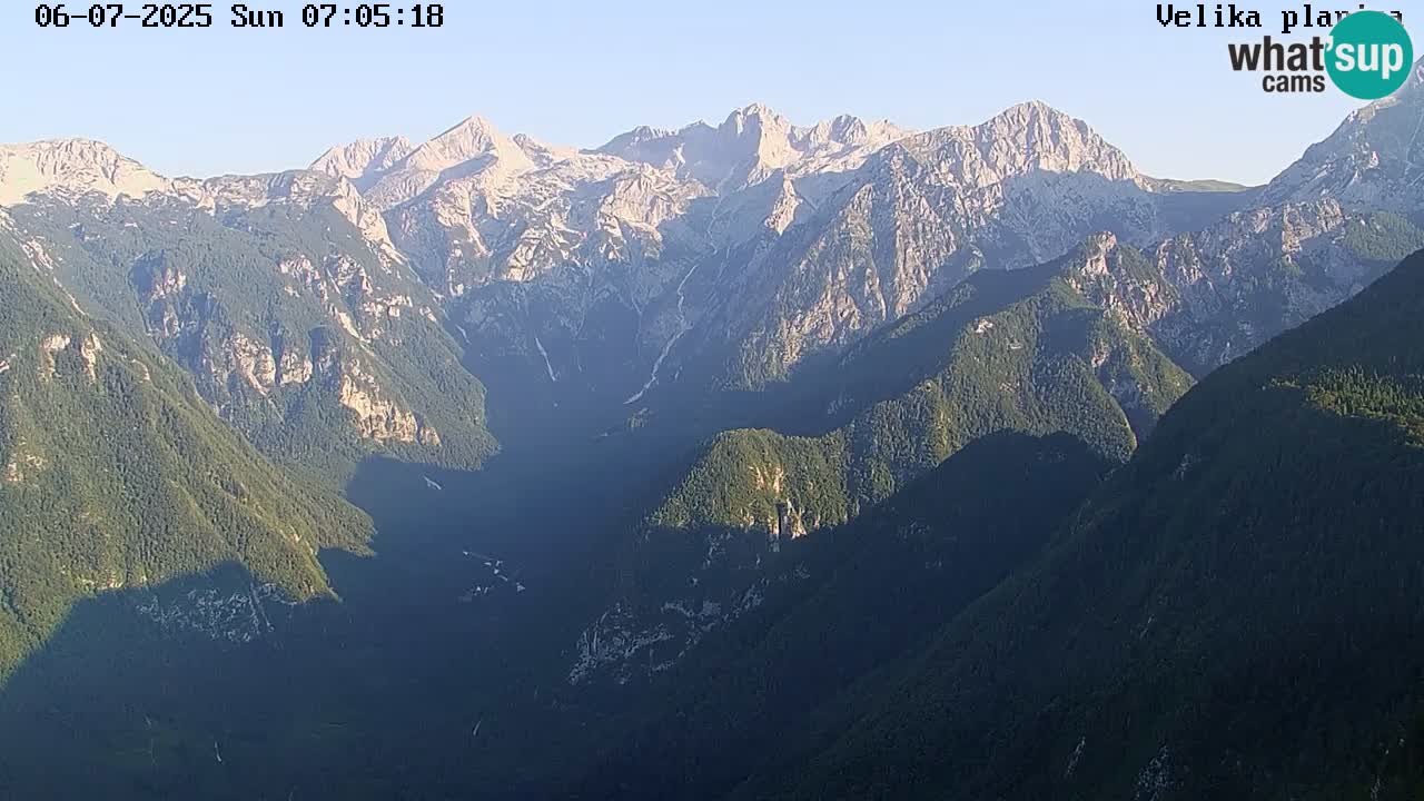 Valle Kamniška Bistrica | Webcam Velika Planina
