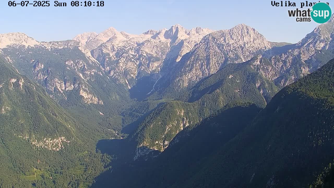 Dolina Kamniške Bistrice | Spletna kamera Velika Planina