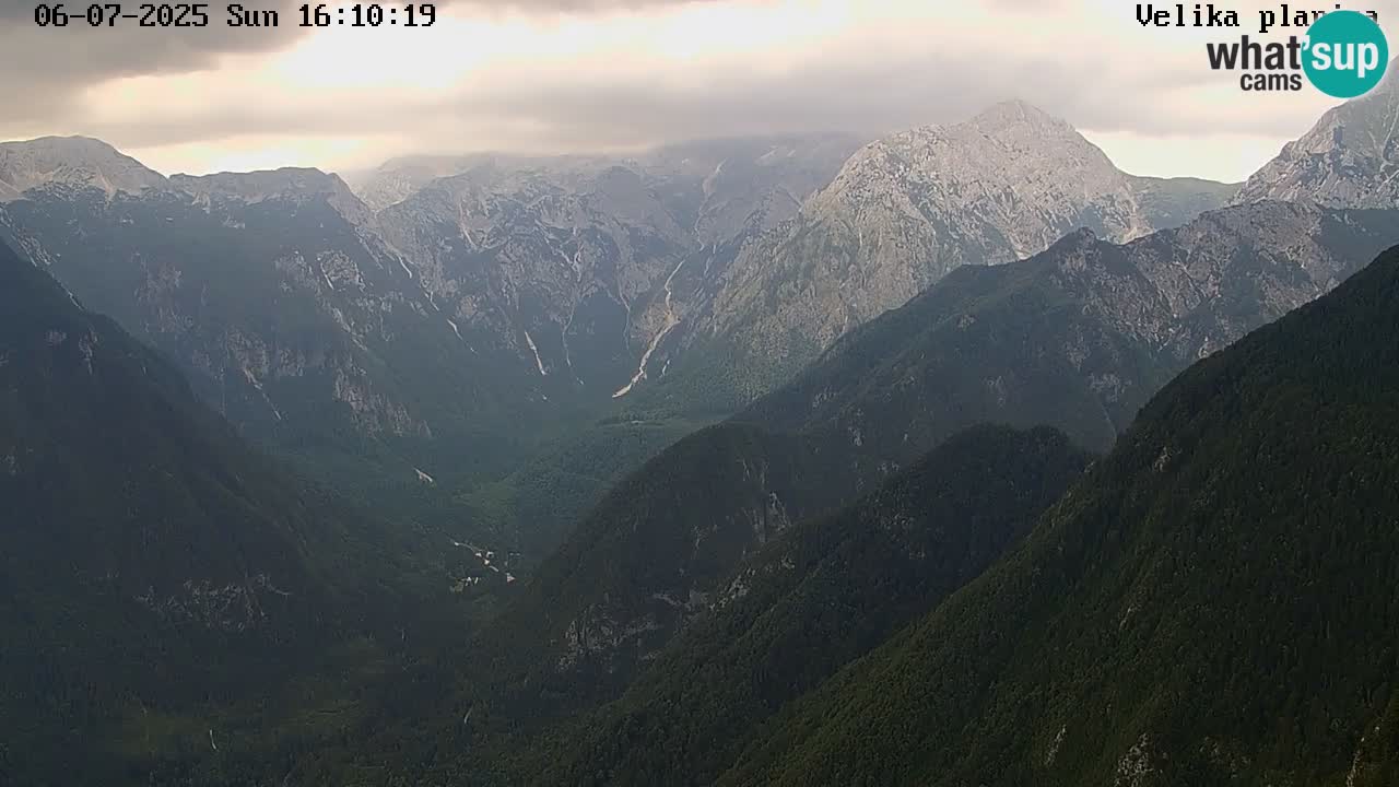 Dolina Kamniške Bistrice | Spletna kamera Velika Planina
