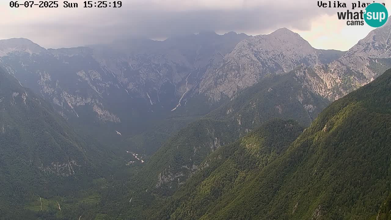 Vallée Kamniška Bistrica | webcam Velika Planina
