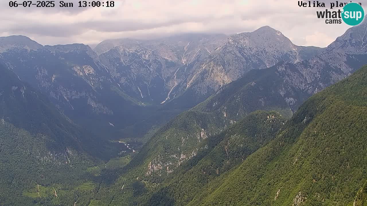 Vallée Kamniška Bistrica | webcam Velika Planina