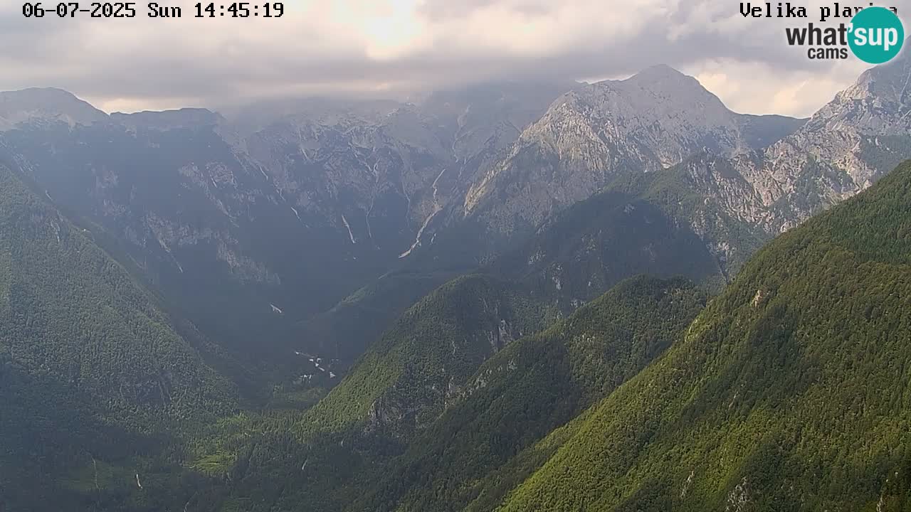 Dolina Kamniške Bistrice | Velika Planina web kamera