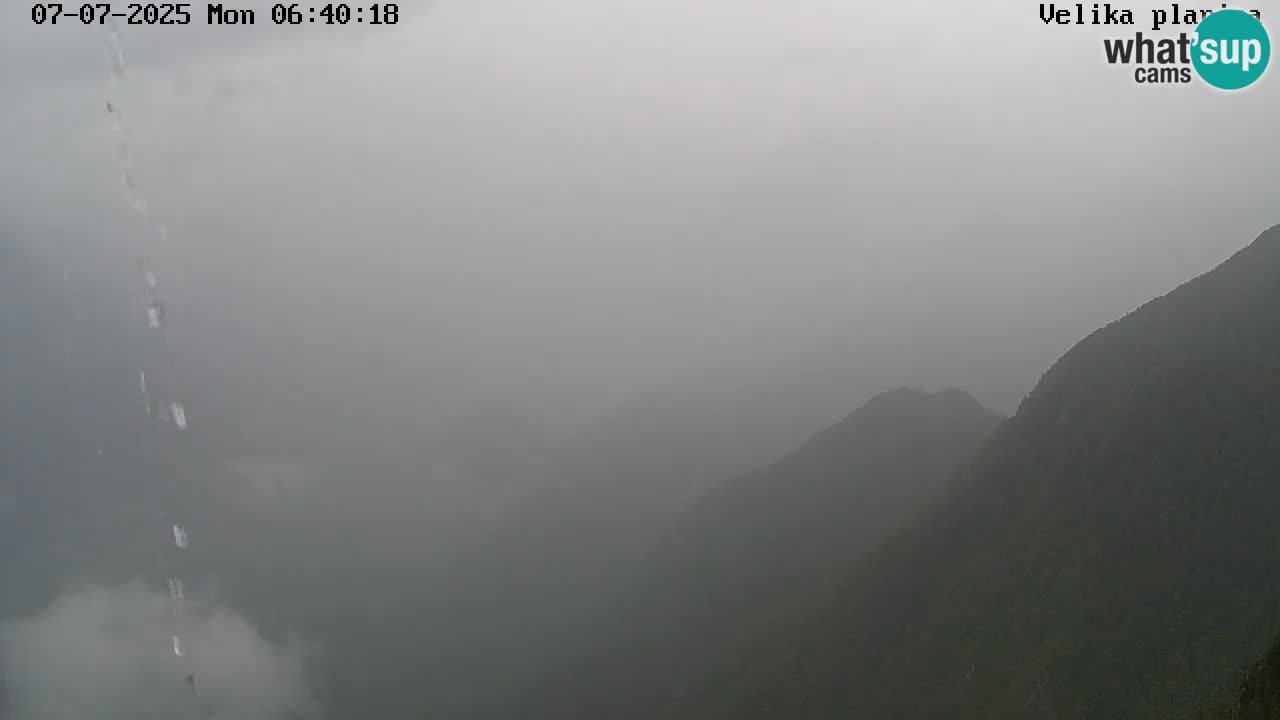 Dolina Kamniške Bistrice | Spletna kamera Velika Planina