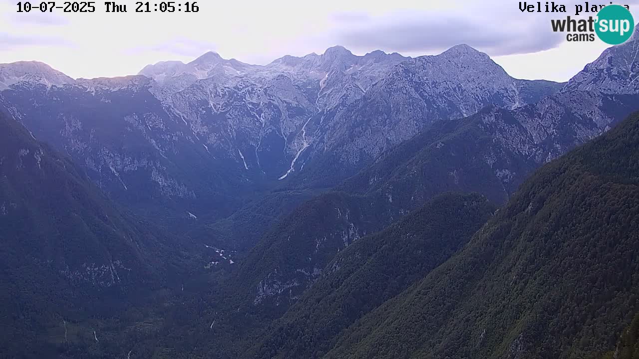 Valley Kamniške Bistrice | Webcam live Velika Planina