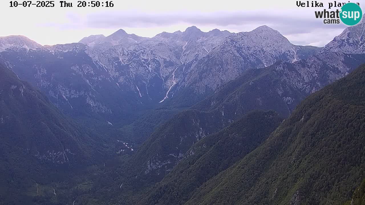 Valley Kamniške Bistrice | Webcam live Velika Planina