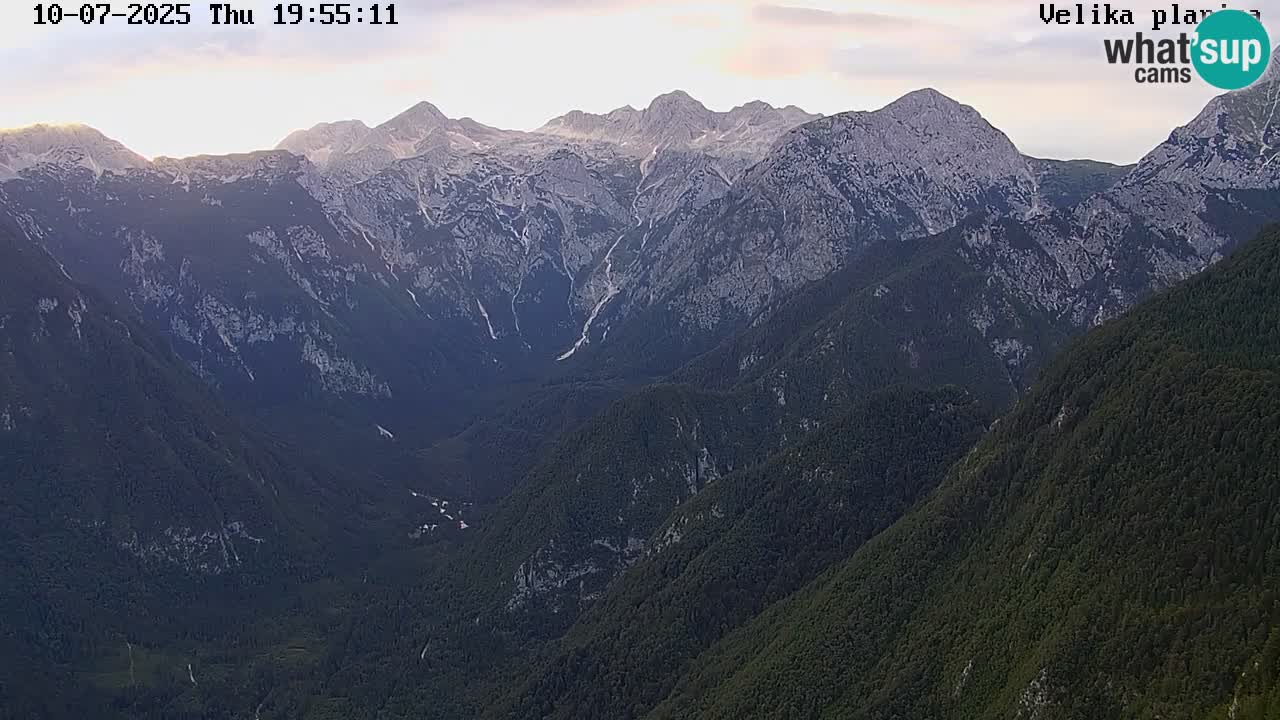 Valle Kamniška Bistrica | Webcam Velika Planina