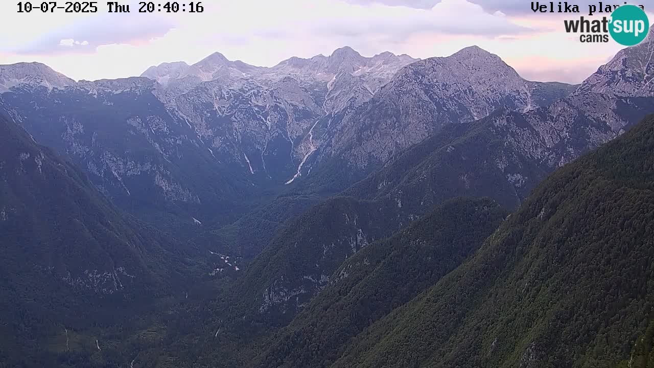 Valley Kamniške Bistrice | Webcam live Velika Planina