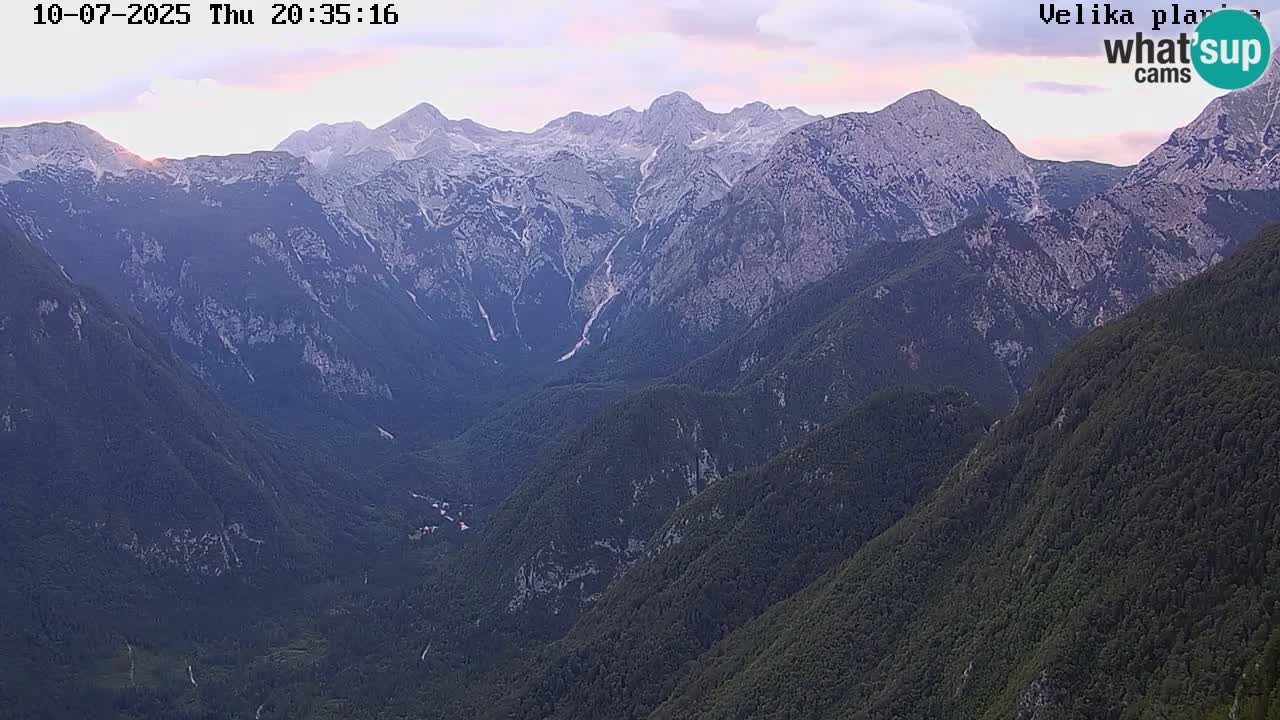 Vallée Kamniška Bistrica | webcam Velika Planina