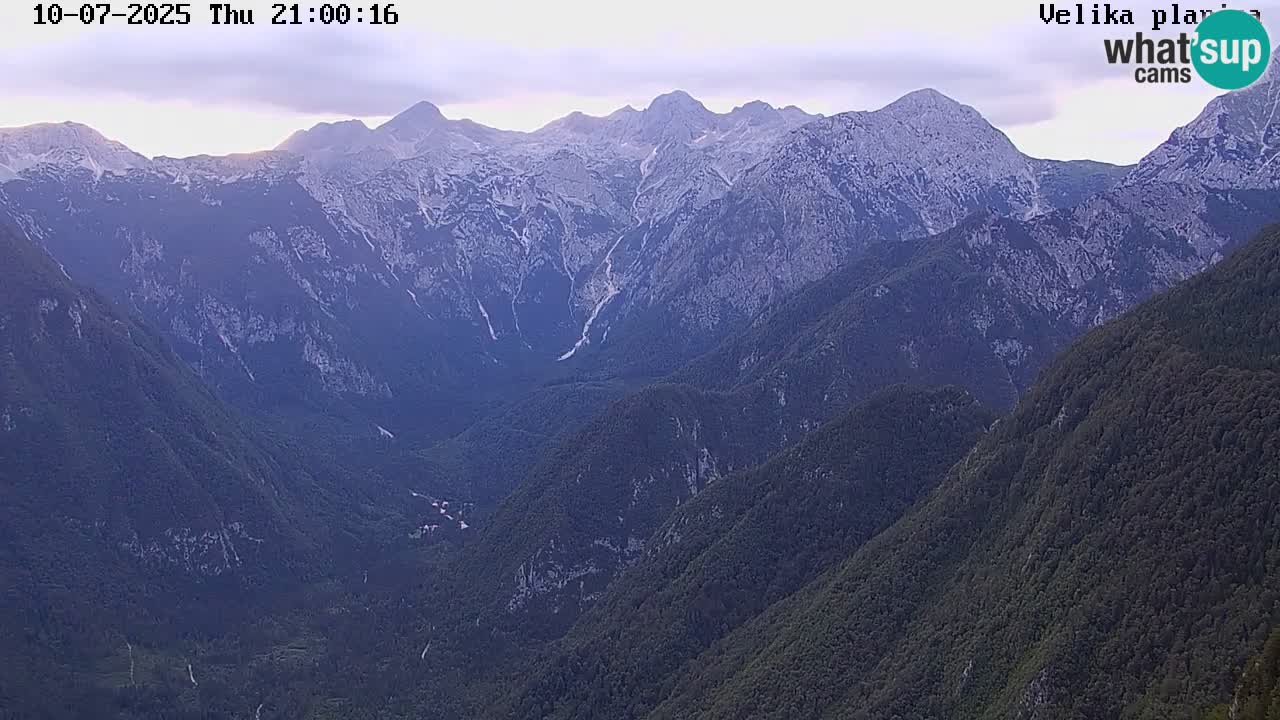 Valley Kamniške Bistrice | Webcam live Velika Planina