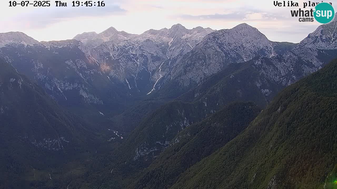 Valle Kamniška Bistrica | Webcam Velika Planina