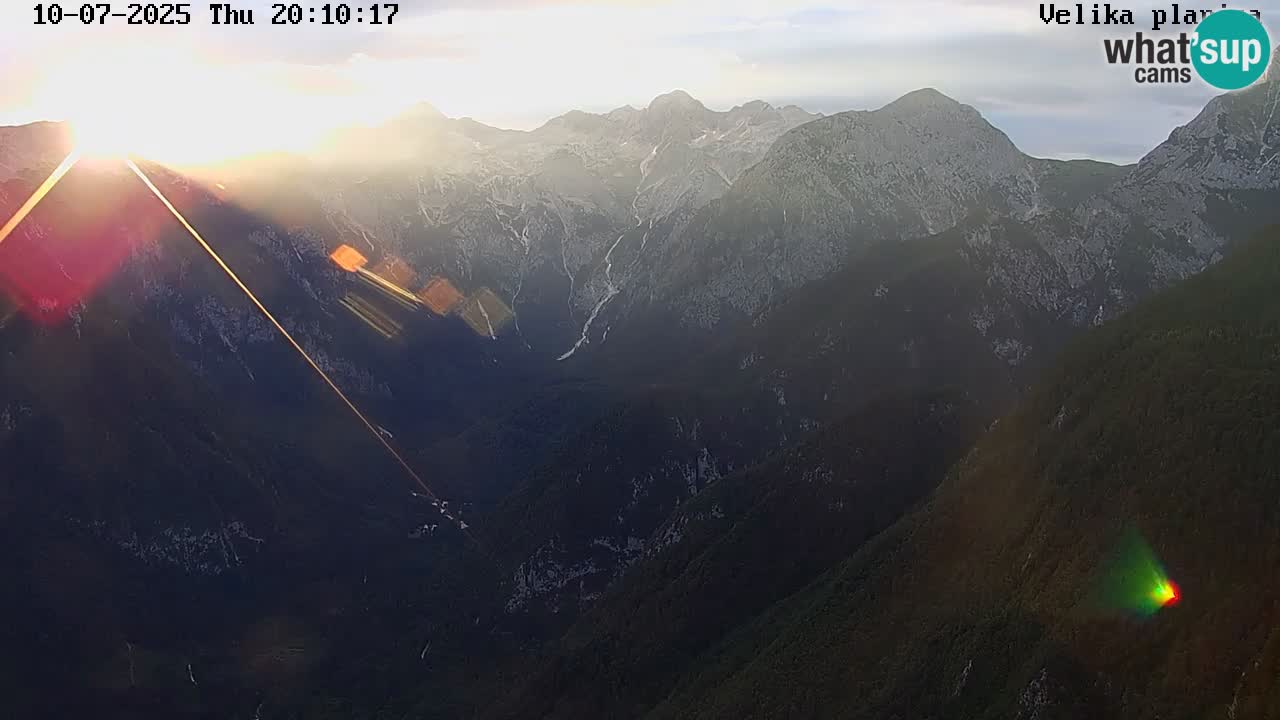 Valley Kamniške Bistrice | Webcam live Velika Planina