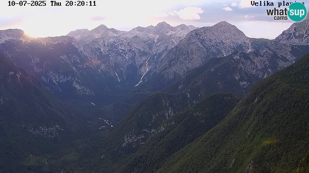 Vallée Kamniška Bistrica | webcam Velika Planina