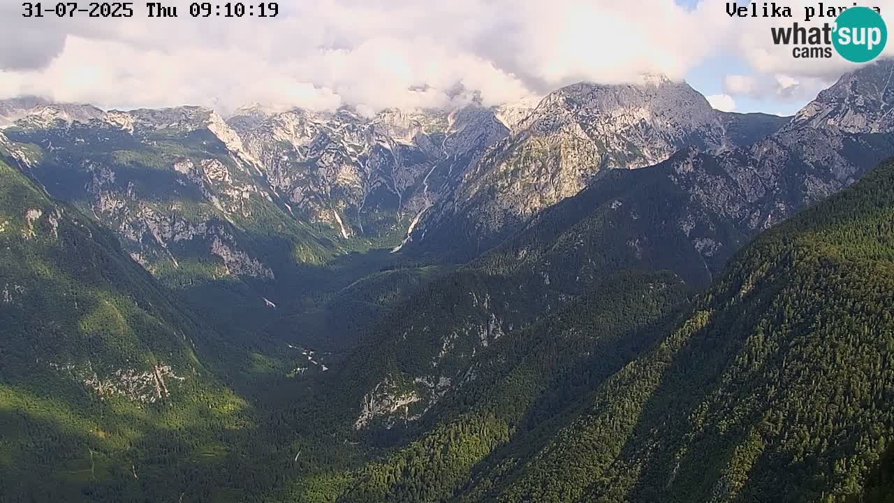 Valley Kamniške Bistrice | Webcam live Velika Planina