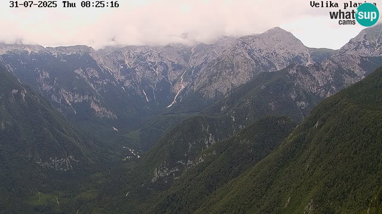 Dolina Kamniške Bistrice | Velika Planina web kamera