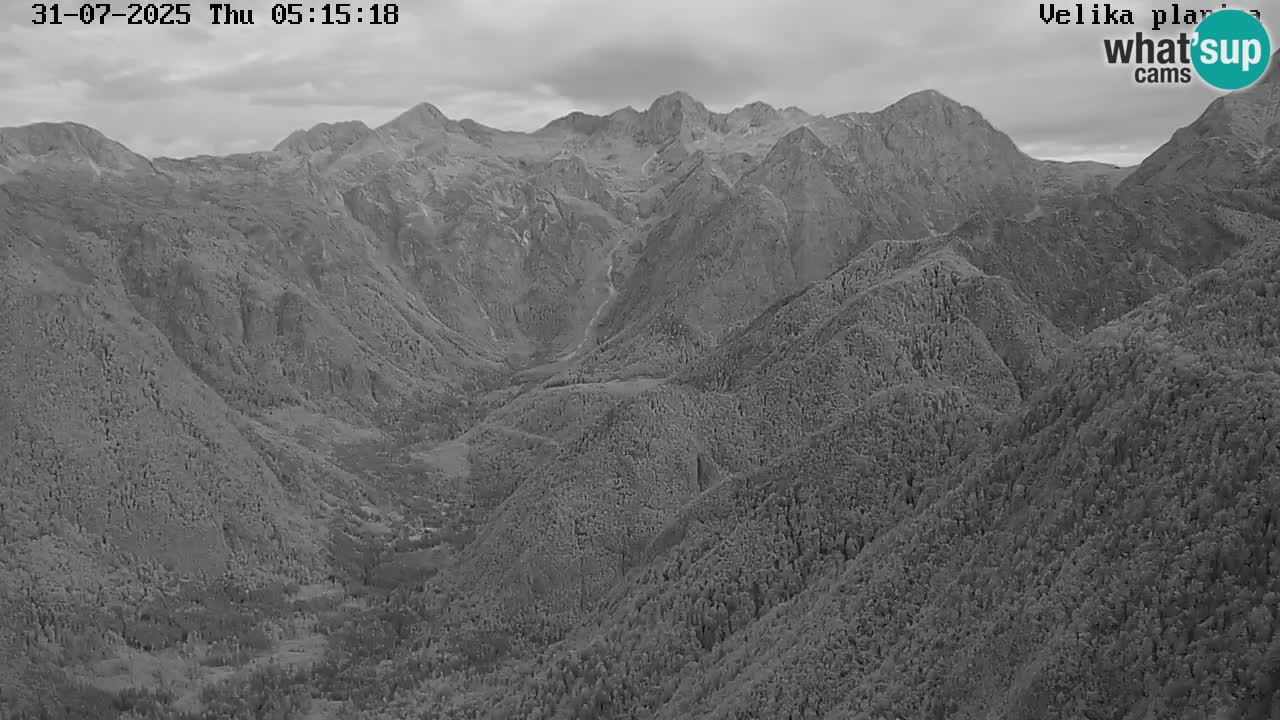 Valley Kamniške Bistrice | Webcam live Velika Planina