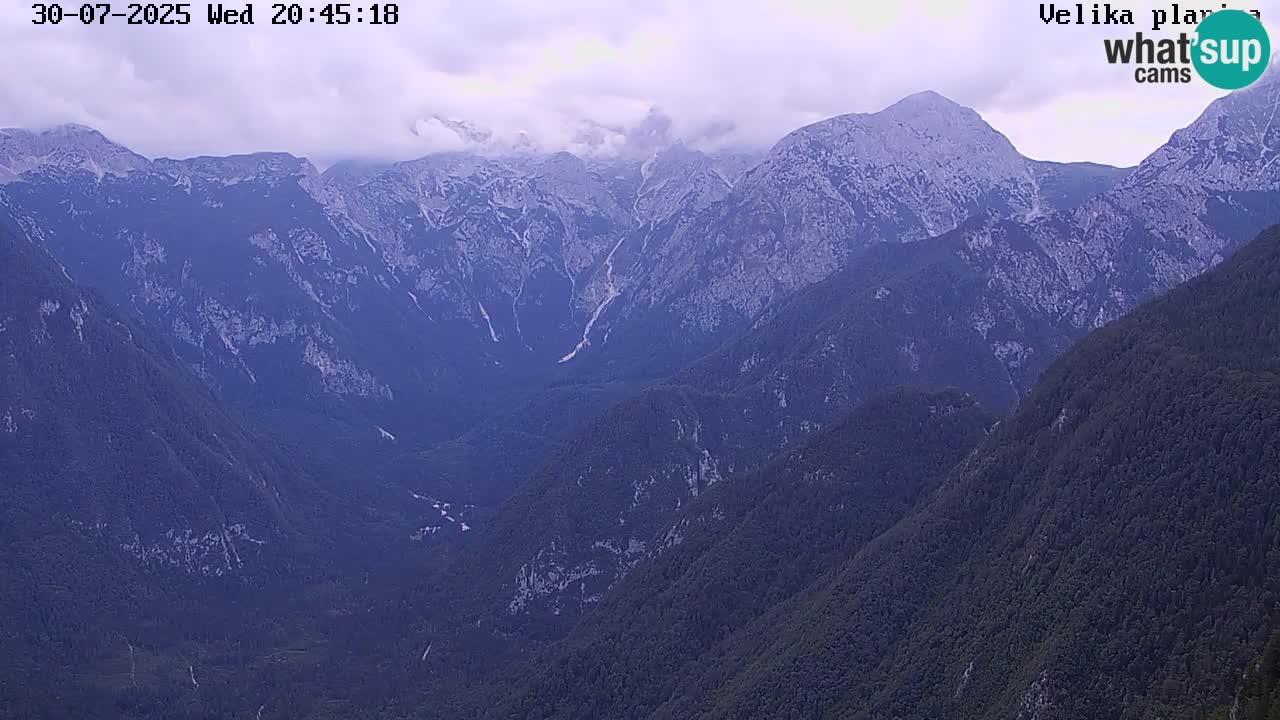 Kamniška-Bistrica Tals | Webcam Velika Planina