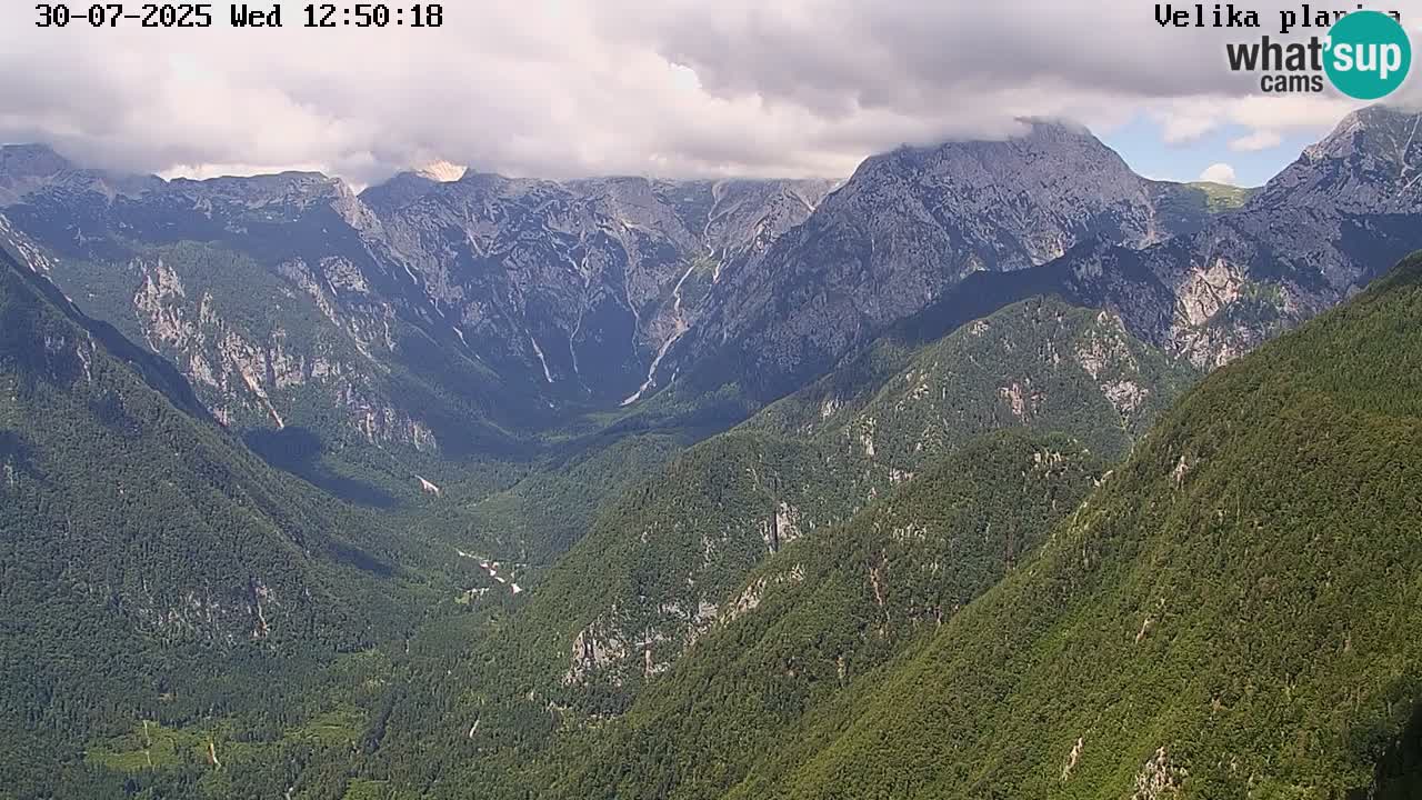 Valley Kamniške Bistrice | Webcam live Velika Planina