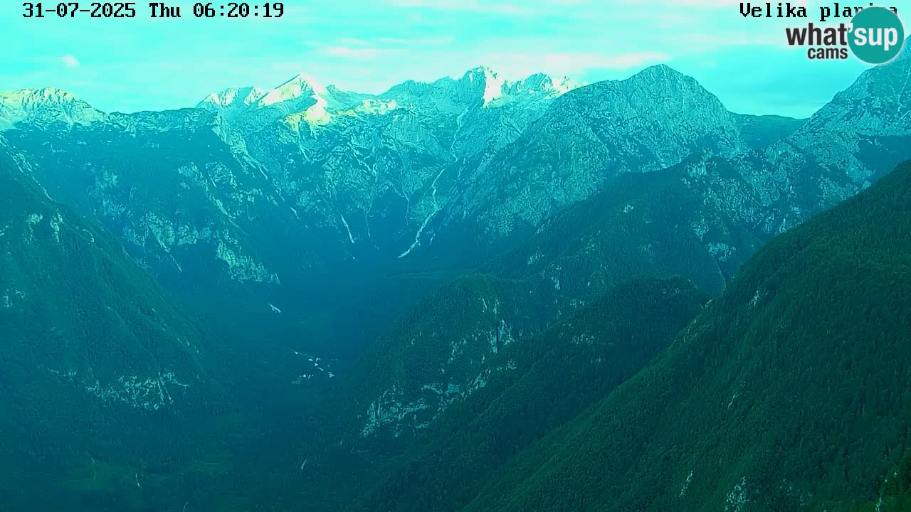 Kamniška-Bistrica Tals | Webcam Velika Planina
