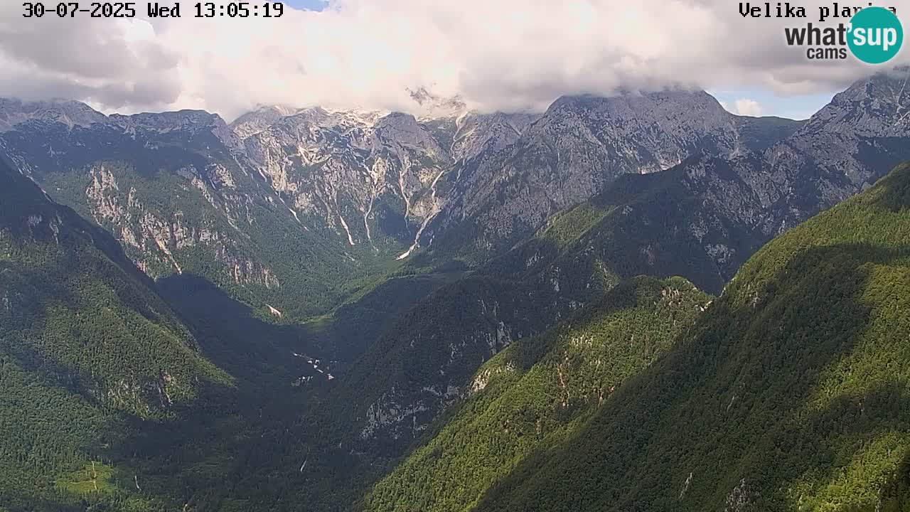 Vallée Kamniška Bistrica | webcam Velika Planina
