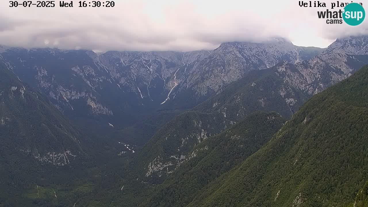 Valley Kamniške Bistrice | Webcam live Velika Planina