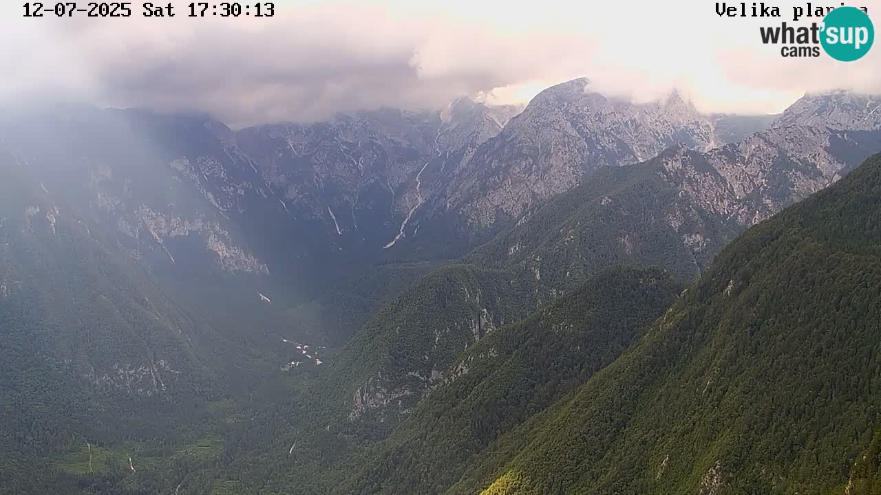 Valle Kamniška Bistrica | Webcam Velika Planina