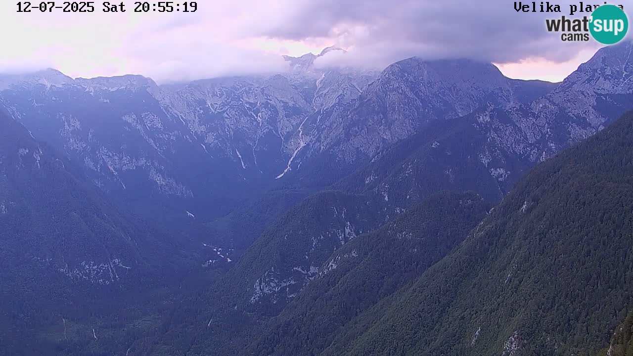 Dolina Kamniške Bistrice | Velika Planina web kamera