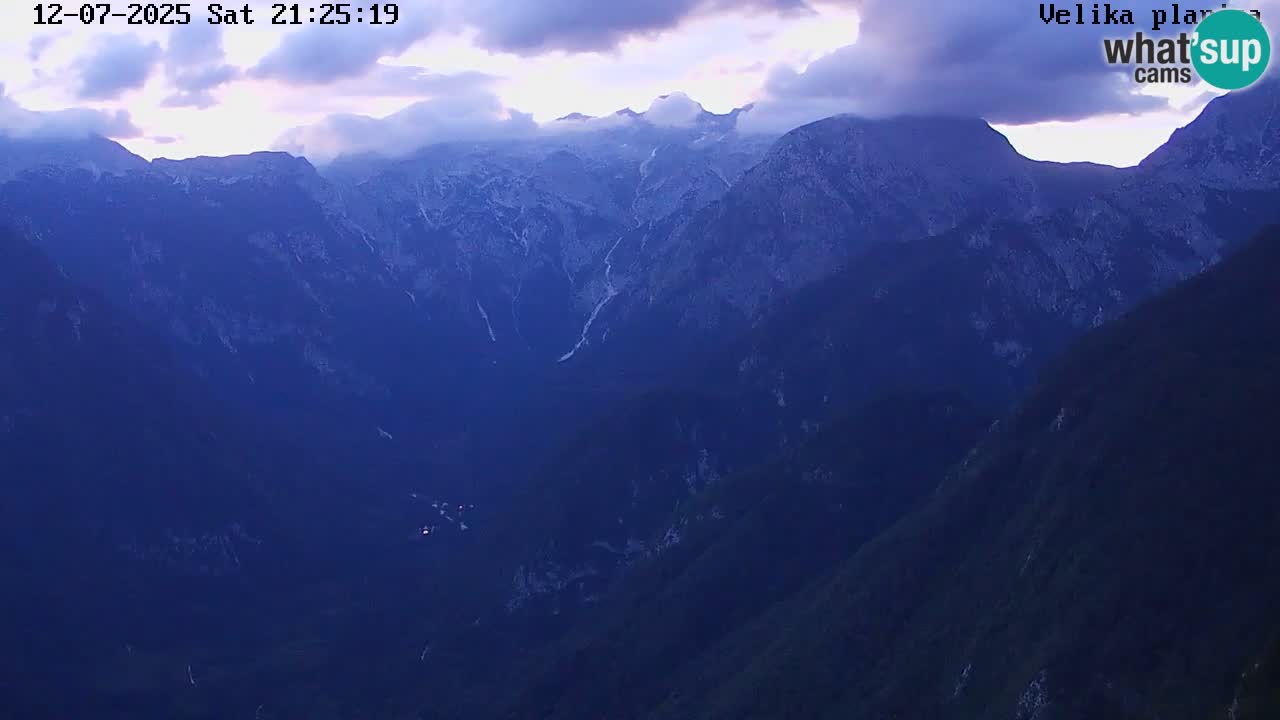 Dolina Kamniške Bistrice | Spletna kamera Velika Planina