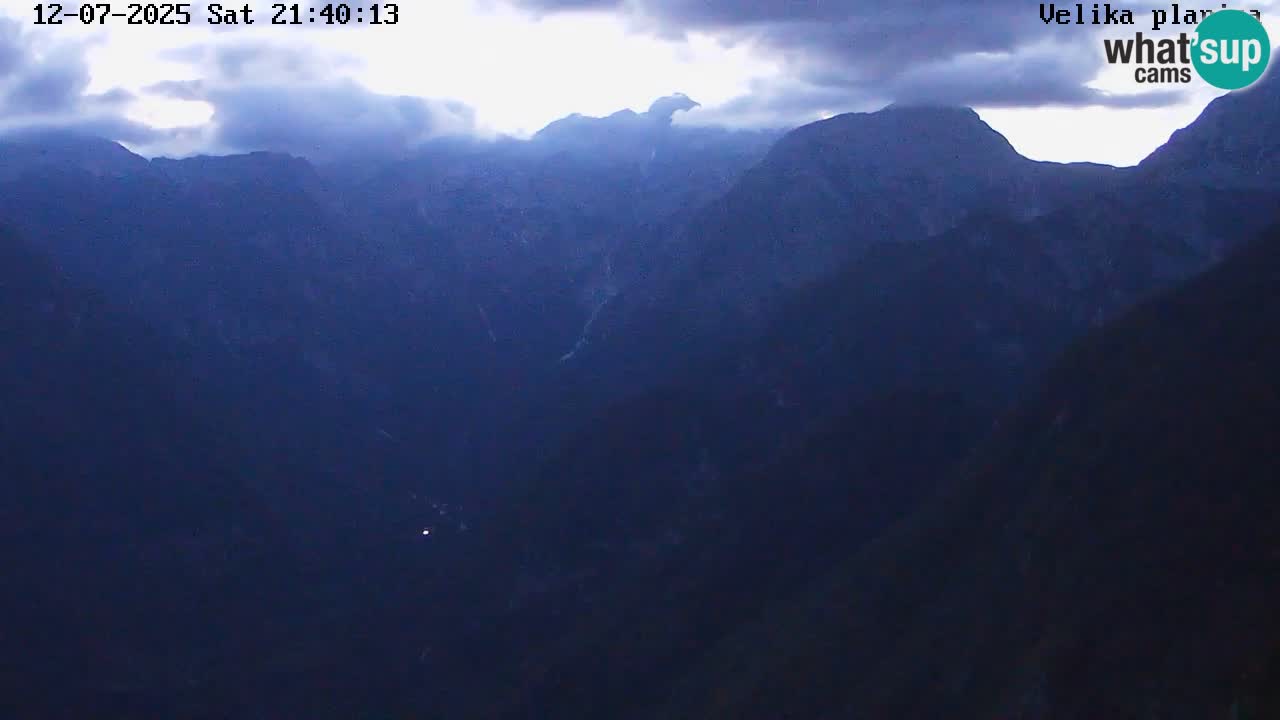 Valley Kamniške Bistrice | Webcam live Velika Planina
