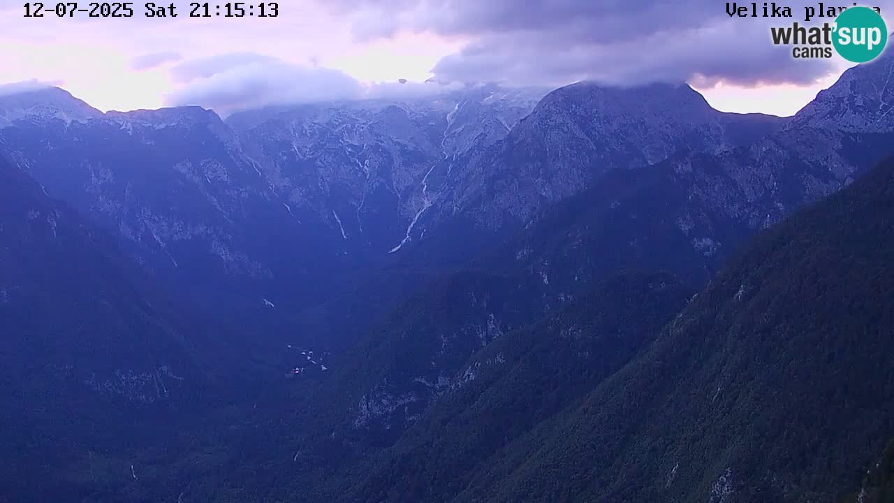 Valle Kamniška Bistrica | Webcam Velika Planina