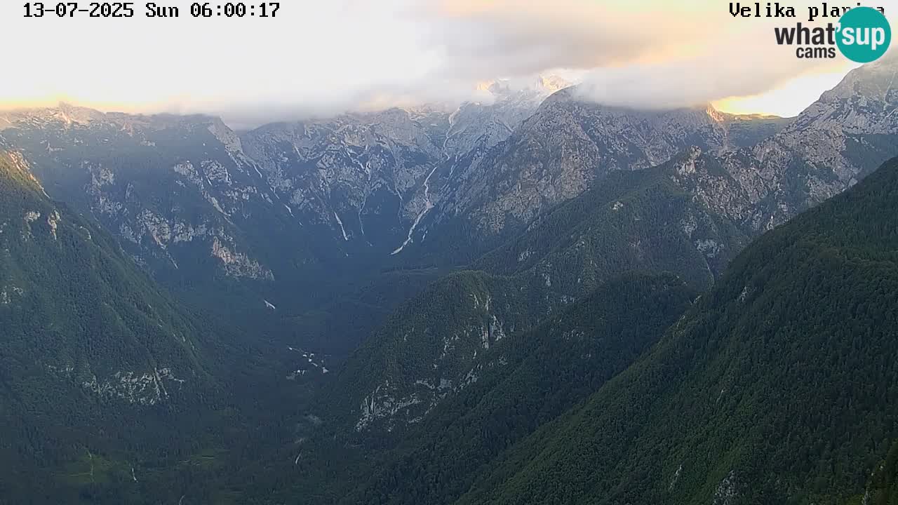 Dolina Kamniške Bistrice | Velika Planina web kamera