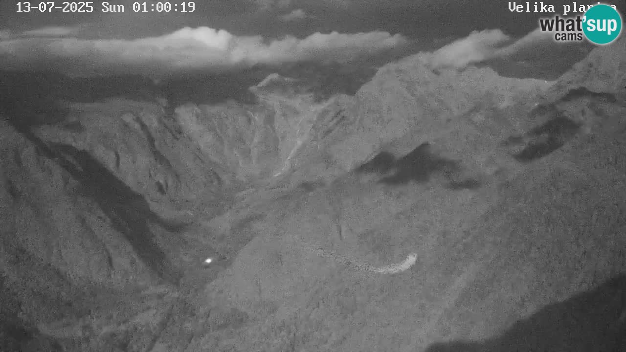 Valle Kamniška Bistrica | webcam Velika Planina