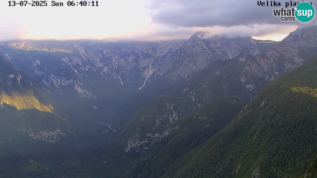 Valle Kamniška Bistrica | Webcam Velika Planina