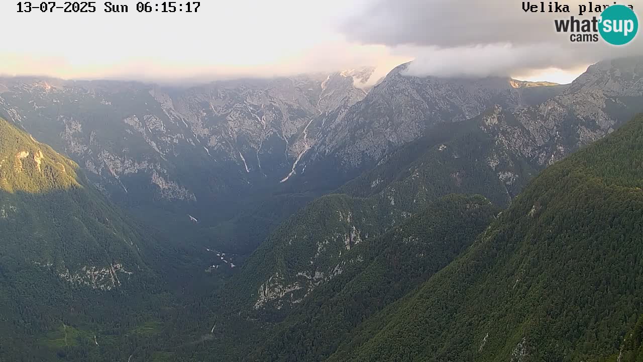 Vallée Kamniška Bistrica | webcam Velika Planina