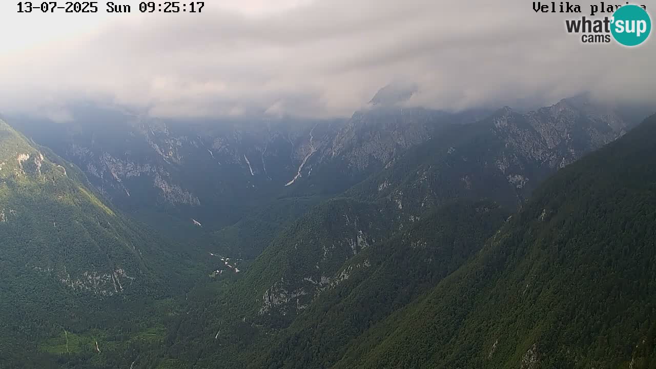 Vallée Kamniška Bistrica | webcam Velika Planina