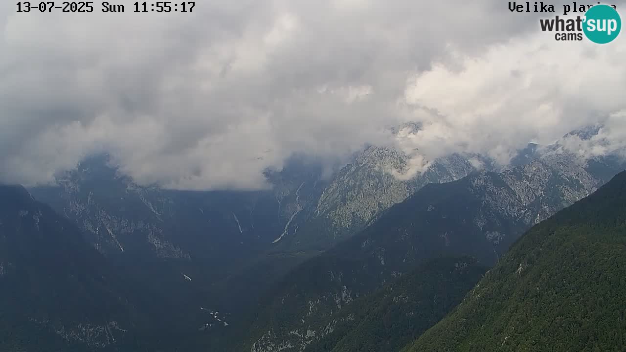 Valley Kamniške Bistrice | Webcam live Velika Planina