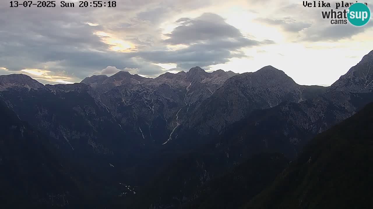 Vallée Kamniška Bistrica | webcam Velika Planina