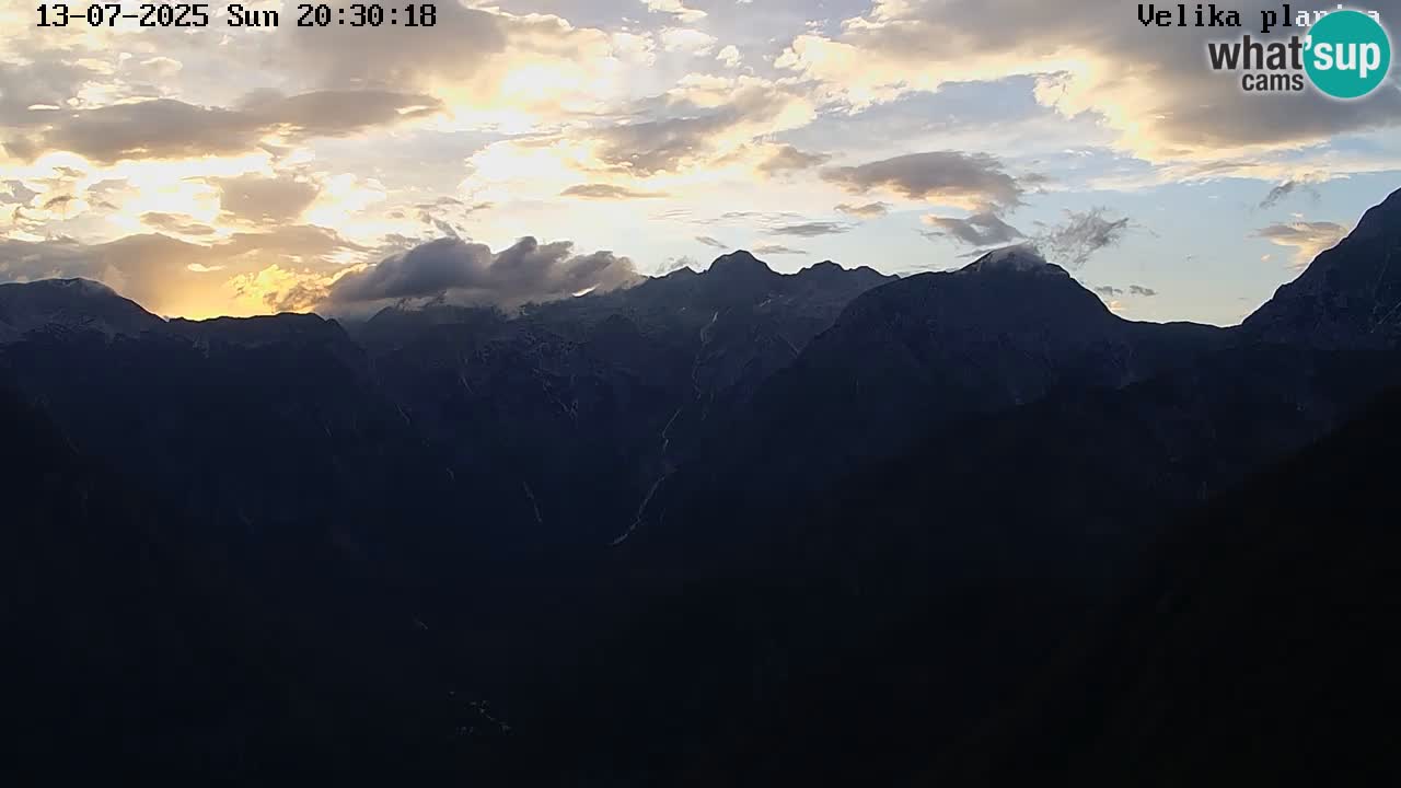 Valle Kamniška Bistrica | webcam Velika Planina