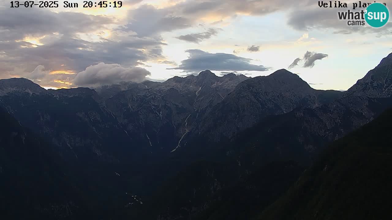 Valle Kamniška Bistrica | Webcam Velika Planina