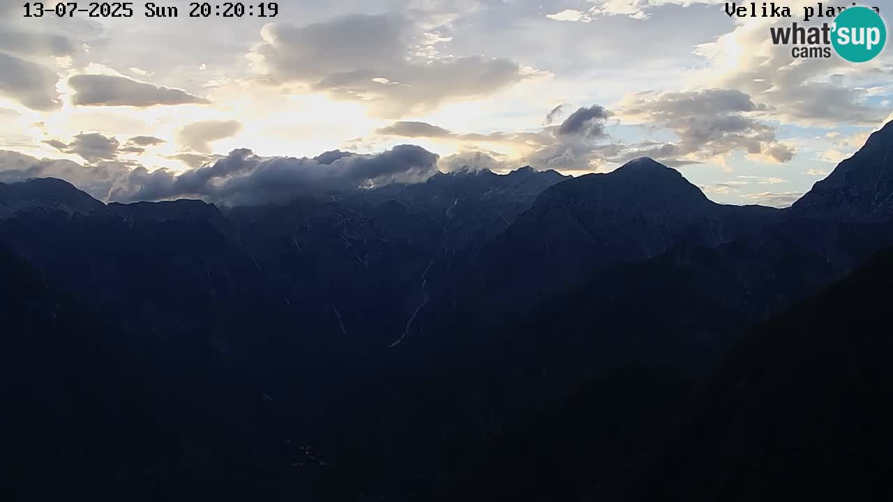 Valle Kamniška Bistrica | webcam Velika Planina