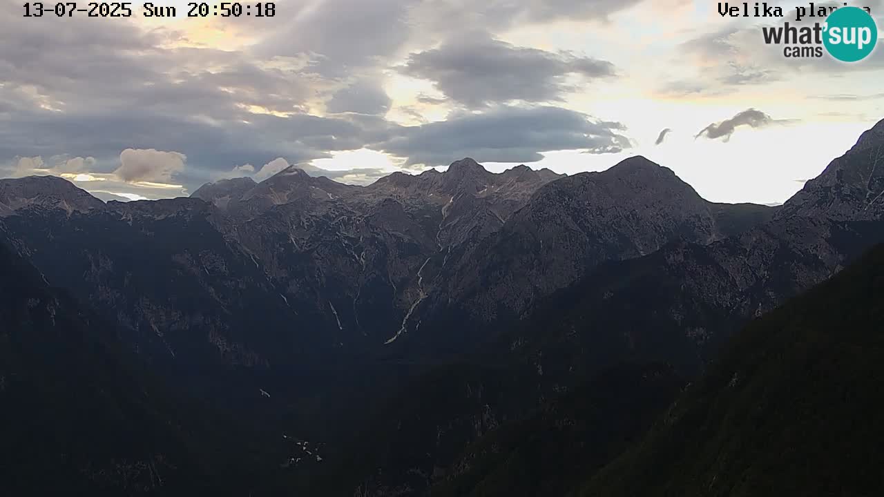 Valle Kamniška Bistrica | Webcam Velika Planina
