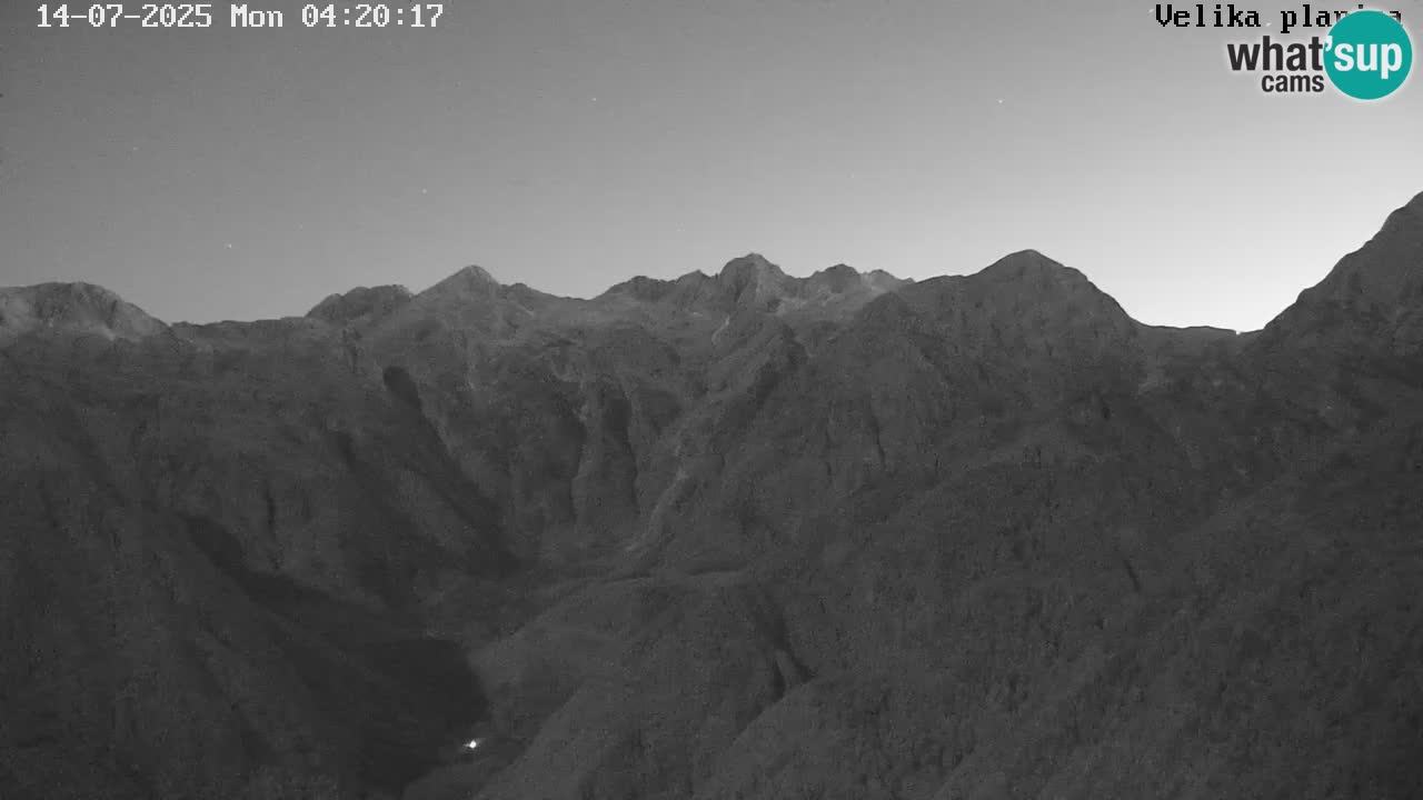 Vallée Kamniška Bistrica | webcam Velika Planina