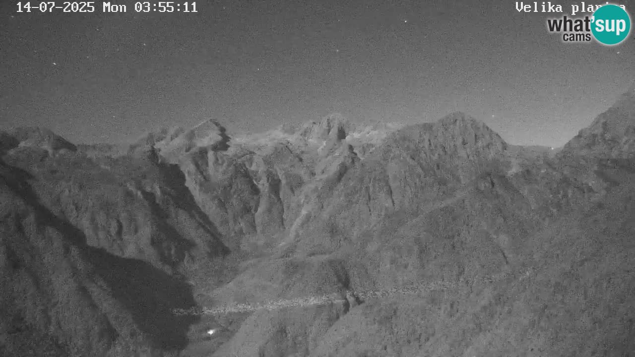 Valle Kamniška Bistrica | webcam Velika Planina