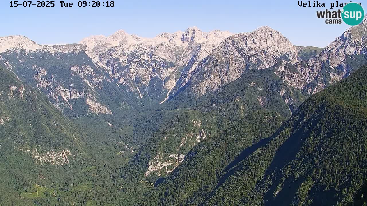 Kamniška-Bistrica Tals | Webcam Velika Planina