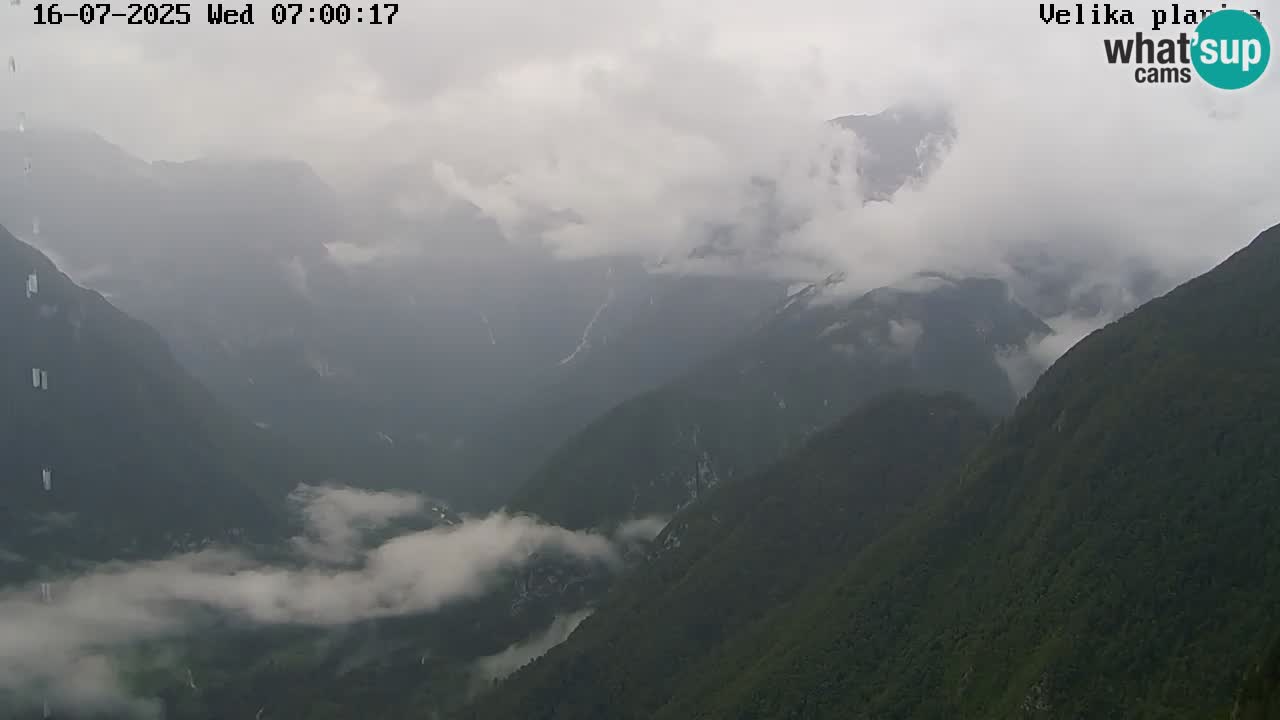 Valley Kamniške Bistrice | Webcam live Velika Planina